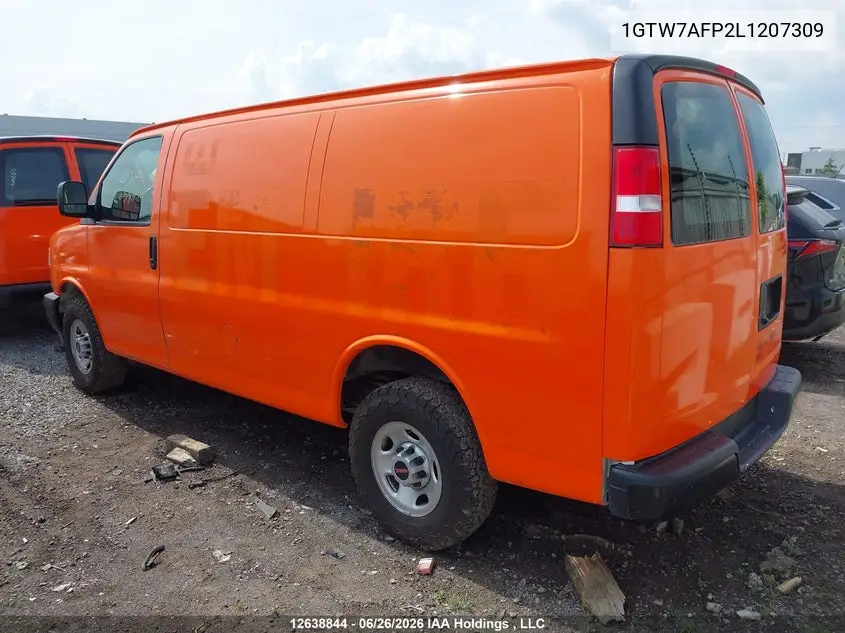 2020 GMC Savana G2500 VIN: 1GTW7AFP2L1207309 Lot: 12638844