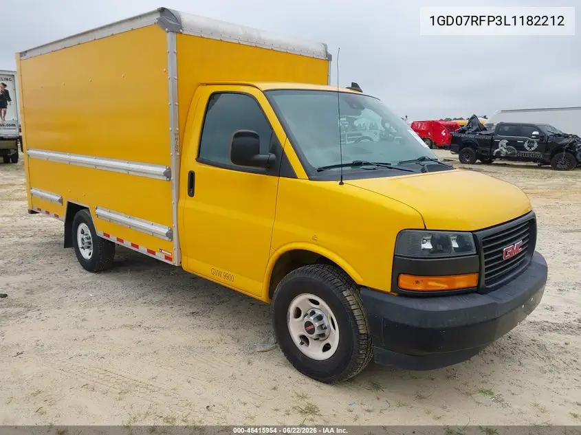 2020 GMC Savana Cutaway Work Van VIN: 1GD07RFP3L1182212 Lot: 45415954