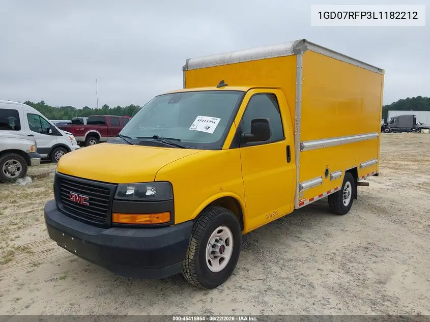 2020 GMC Savana Cutaway Work Van VIN: 1GD07RFP3L1182212 Lot: 45415954