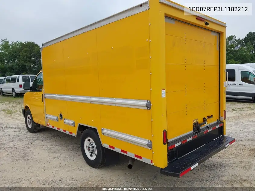 2020 GMC Savana Cutaway Work Van VIN: 1GD07RFP3L1182212 Lot: 45415954