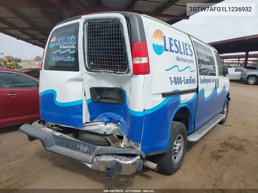 2020 GMC Savana Cargo Rwd 2500 Regular Wheelbase Work Van VIN: 1GTW7AFG1L1236932 Lot: 45578076