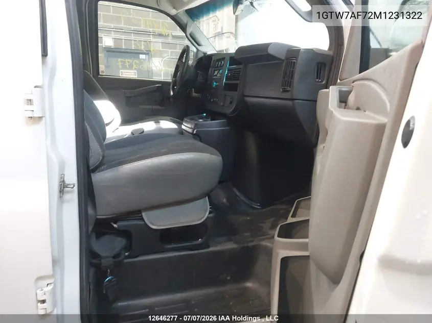 2021 GMC Savana G2500 VIN: 1GTW7AF72M1231322 Lot: 12646277