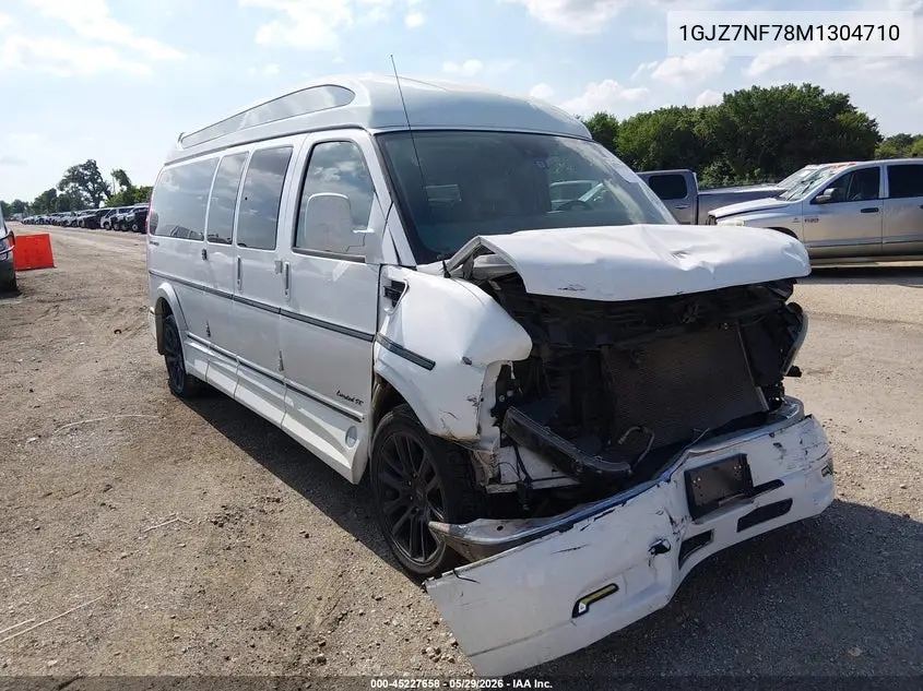 2021 GMC Savana Cargo Rwd 3500 Extended Wheelbase Ls VIN: 1GJZ7NF78M1304710 Lot: 45227658