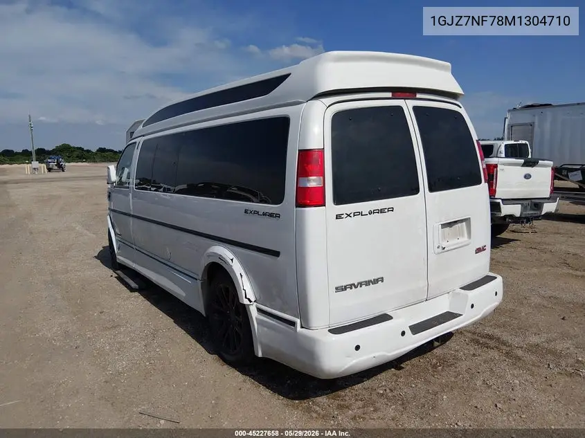 2021 GMC Savana Cargo Rwd 3500 Extended Wheelbase Ls VIN: 1GJZ7NF78M1304710 Lot: 45227658