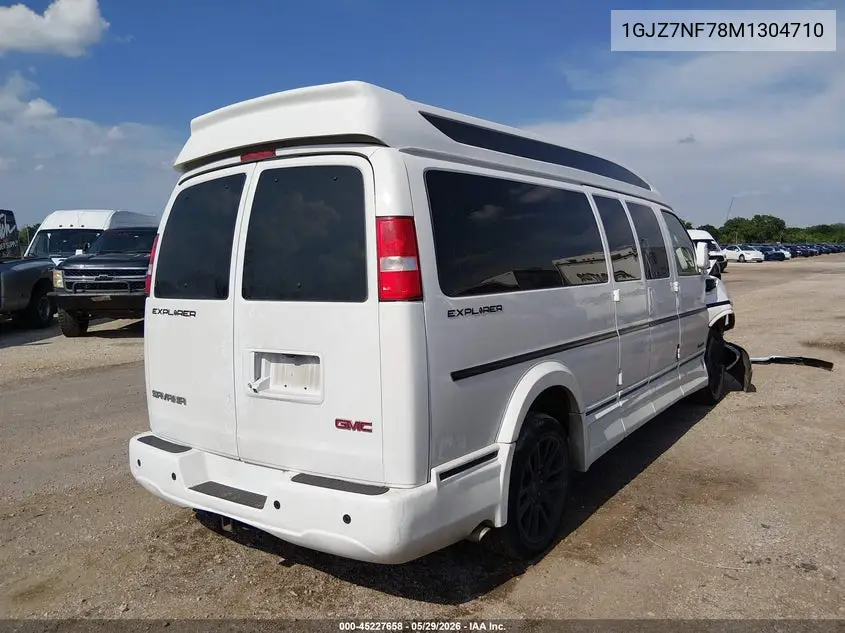 2021 GMC Savana Cargo Rwd 3500 Extended Wheelbase Ls VIN: 1GJZ7NF78M1304710 Lot: 45227658