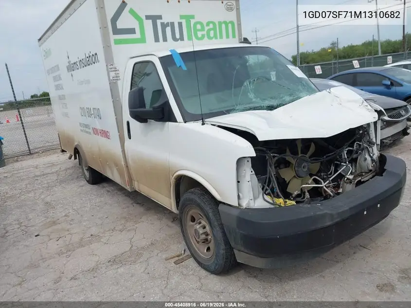 2021 GMC Savana Cutaway Work Van VIN: 1GD07SF71M1310682 Lot: 45408916