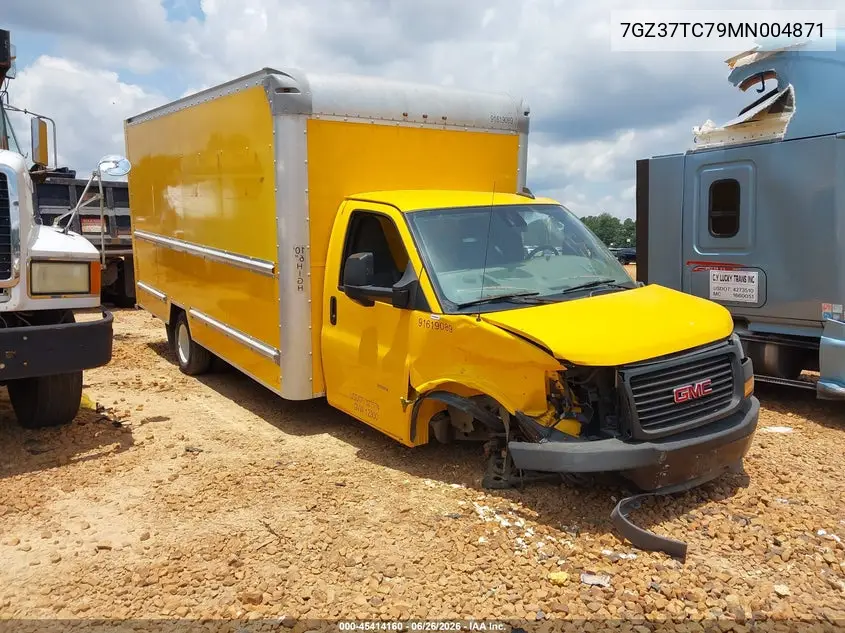 2021 GMC Savana Cutaway Work Van VIN: 7GZ37TC79MN004871 Lot: 45414160