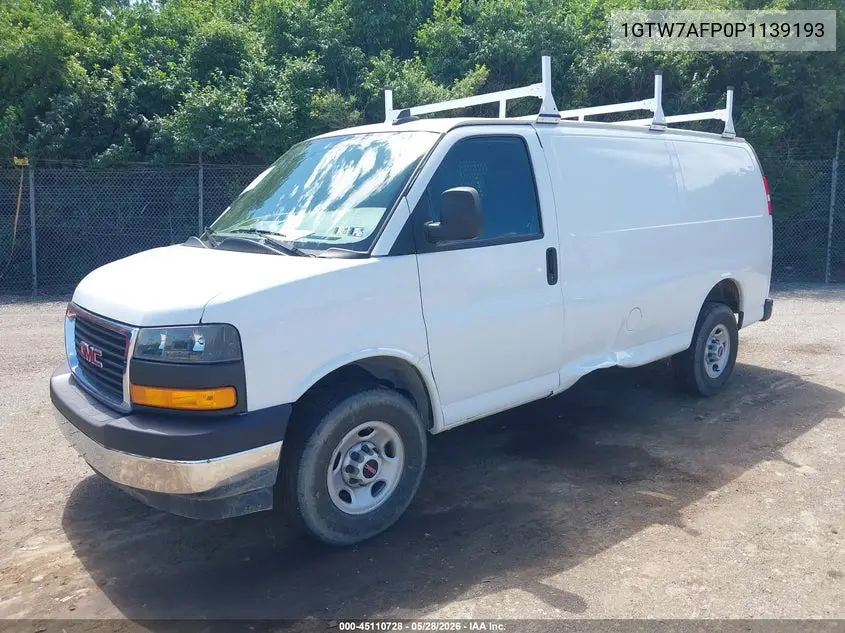 2023 GMC Savana Cargo Rwd 2500 Regular Wheelbase Work Van VIN: 1GTW7AFP2P1237254 Lot: 45110728