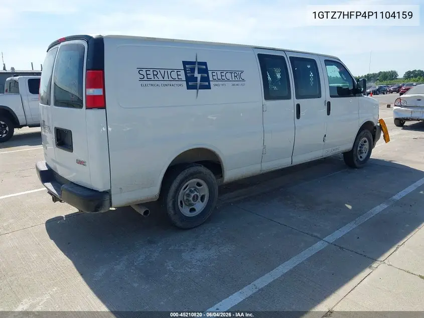 2023 GMC Savana Cargo Rwd 3500 Extended Wheelbase Work Van VIN: 1GTZ7HFP4P1104159 Lot: 45210820