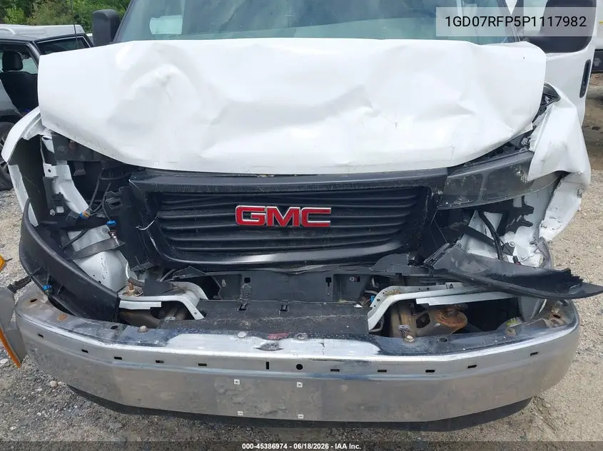 2023 GMC Savana Cutaway Work Van VIN: 1GD07RFP5P1117982 Lot: 45386974