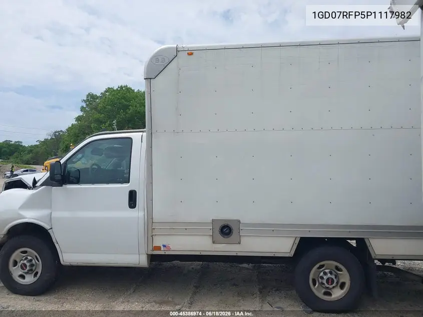 2023 GMC Savana Cutaway Work Van VIN: 1GD07RFP5P1117982 Lot: 45386974