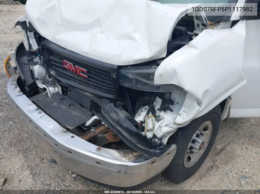 2023 GMC Savana Cutaway Work Van VIN: 1GD07RFP5P1117982 Lot: 45386974