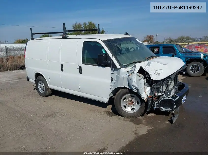 1GTZ7GFP6R1190247 2024 GMC Savana Cargo Rwd 3500 Regular Wheelbase Work Van