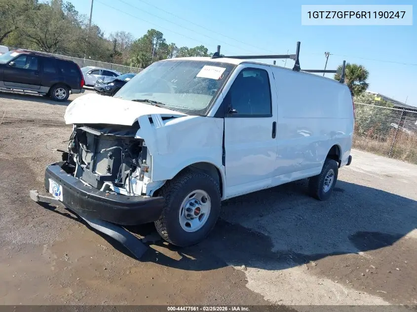 1GTZ7GFP6R1190247 2024 GMC Savana Cargo Rwd 3500 Regular Wheelbase Work Van