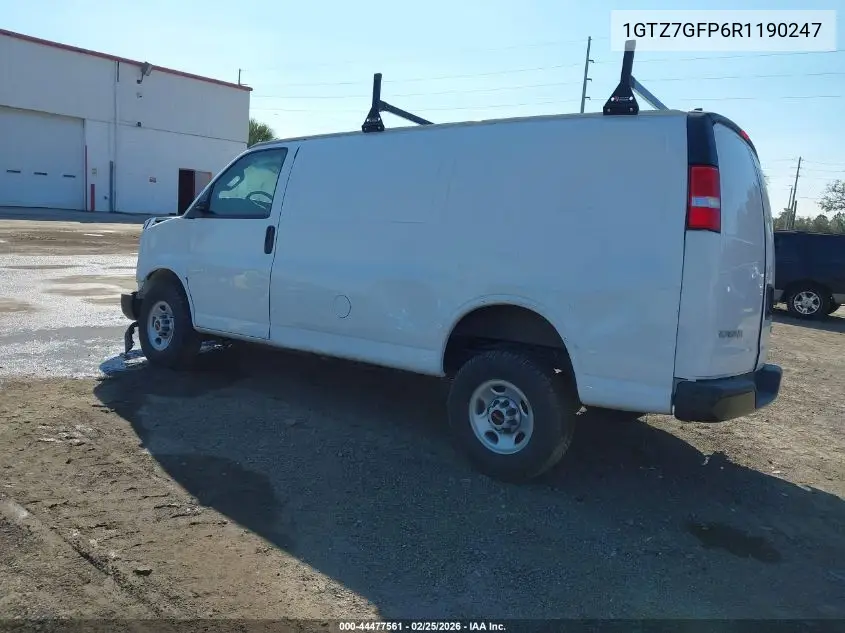 1GTZ7GFP6R1190247 2024 GMC Savana Cargo Rwd 3500 Regular Wheelbase Work Van