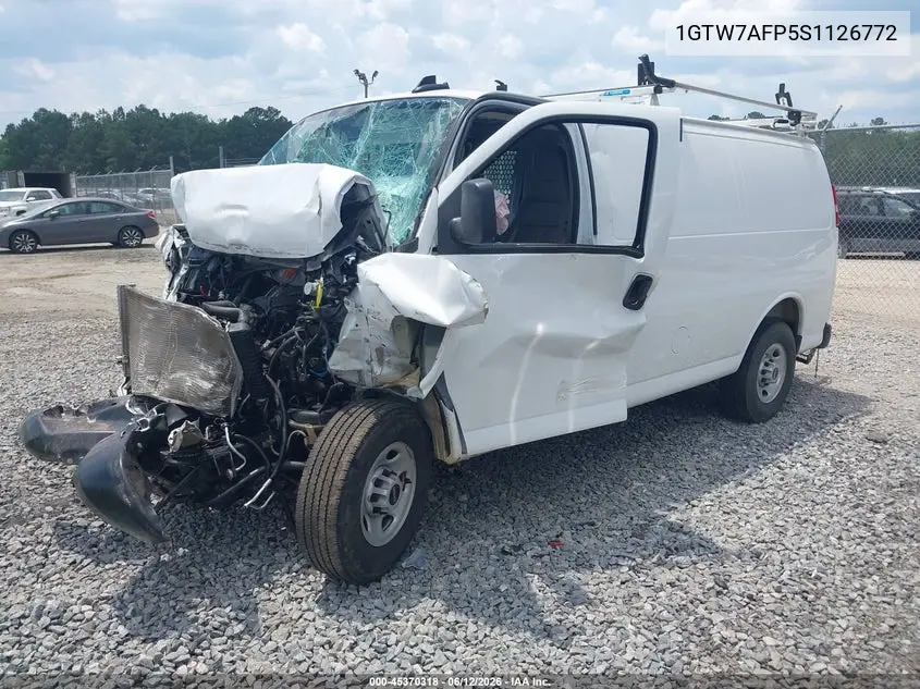 2025 GMC Savana Cargo Rwd 2500 Regular Wheelbase Work Van VIN: 1GTW7AFP5S1126772 Lot: 45370318