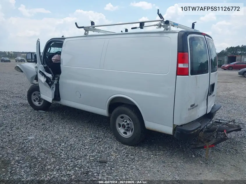 2025 GMC Savana Cargo Rwd 2500 Regular Wheelbase Work Van VIN: 1GTW7AFP5S1126772 Lot: 45370318