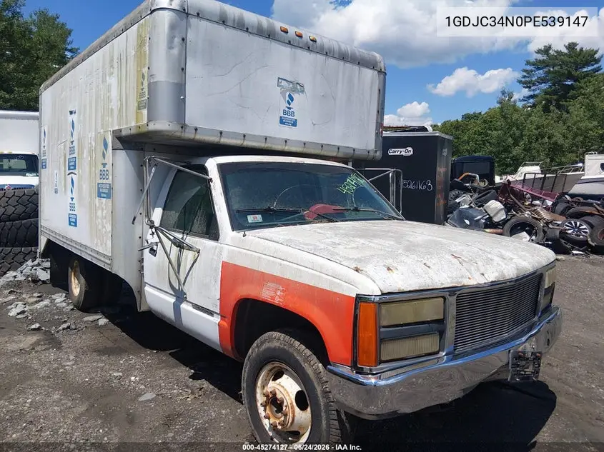 1993 GMC Sierra C3500 VIN: 1GDJC34N0PE539147 Lot: 45274127