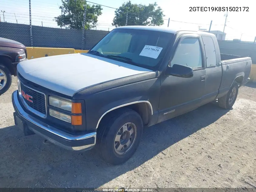 1995 GMC Sierra C1500 VIN: 2GTEC19K8S1502172 Lot: 45170620