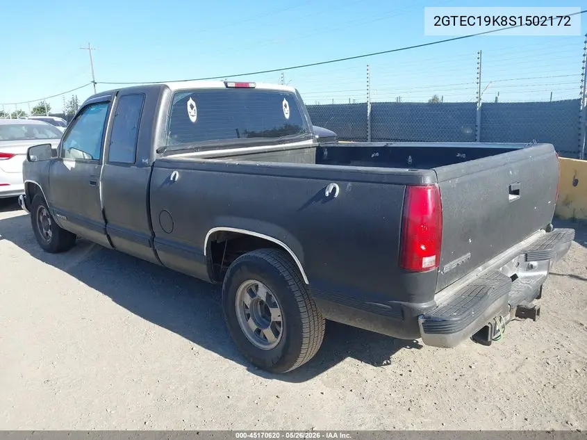1995 GMC Sierra C1500 VIN: 2GTEC19K8S1502172 Lot: 45170620