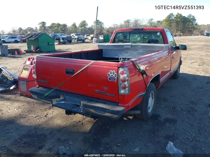 1GTEC14R5VZ551393 1997 GMC Sierra 1500 Sl Wideside