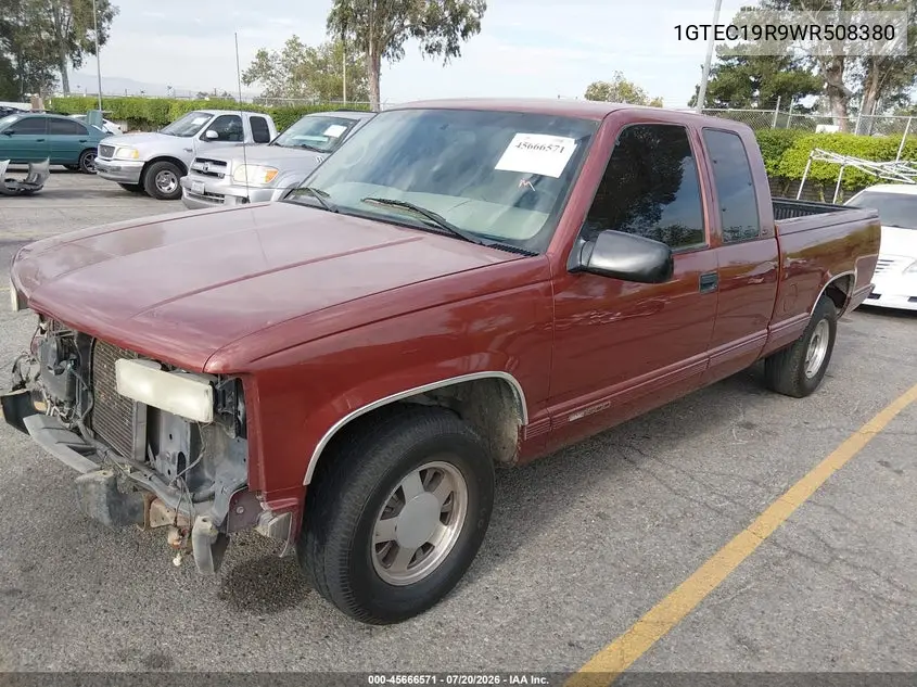 1998 GMC Sierra 1500 Sl Wideside VIN: 1GTEC19R9WR508380 Lot: 45666571