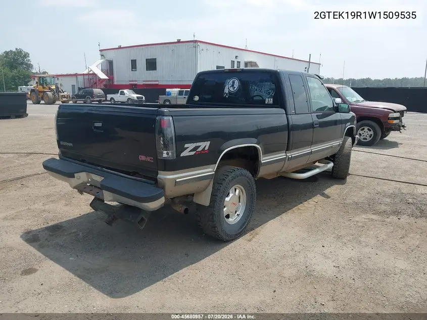 1998 GMC Sierra 1500 Sl Wideside VIN: 2GTEK19R1W1509535 Lot: 45680957