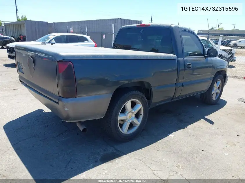 2003 GMC Sierra 1500 VIN: 1GTEC14X73Z315596 Lot: 45608407