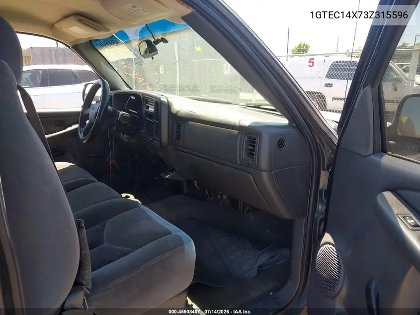 2003 GMC Sierra 1500 VIN: 1GTEC14X73Z315596 Lot: 45608407