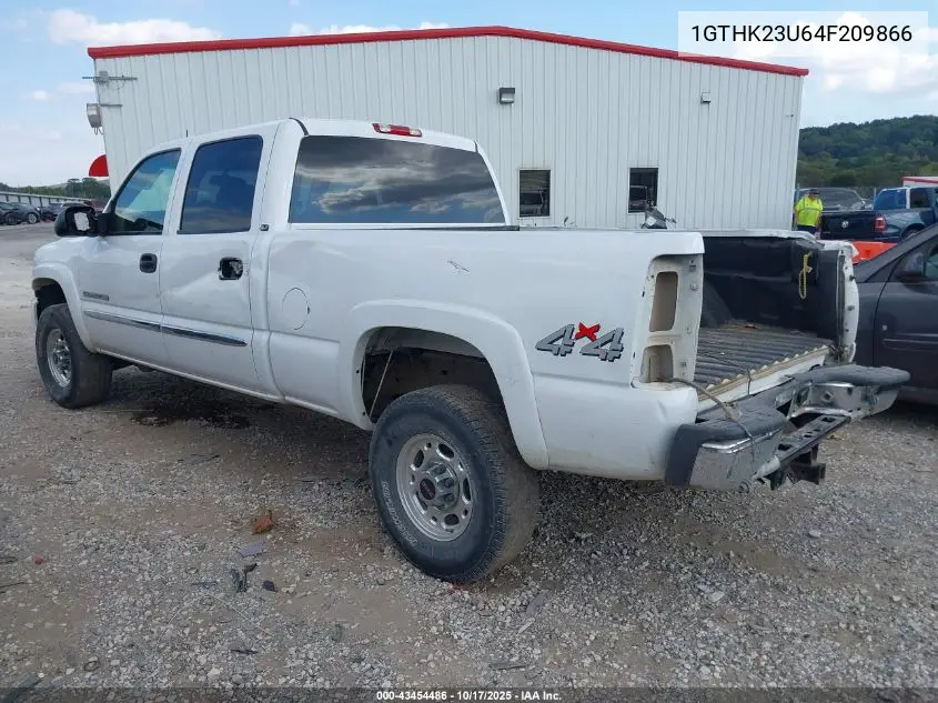 1GTHK23U64F209866 2004 GMC Sierra 2500Hd Slt