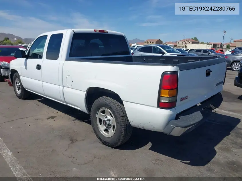 2004 GMC Sierra 1500 VIN: 1GTEC19X24Z280766 Lot: 45240608