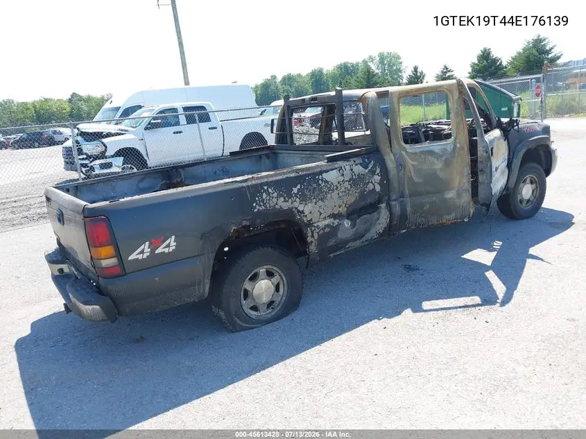2004 GMC Sierra 1500 Sle VIN: 1GTEK19T44E176139 Lot: 45613428