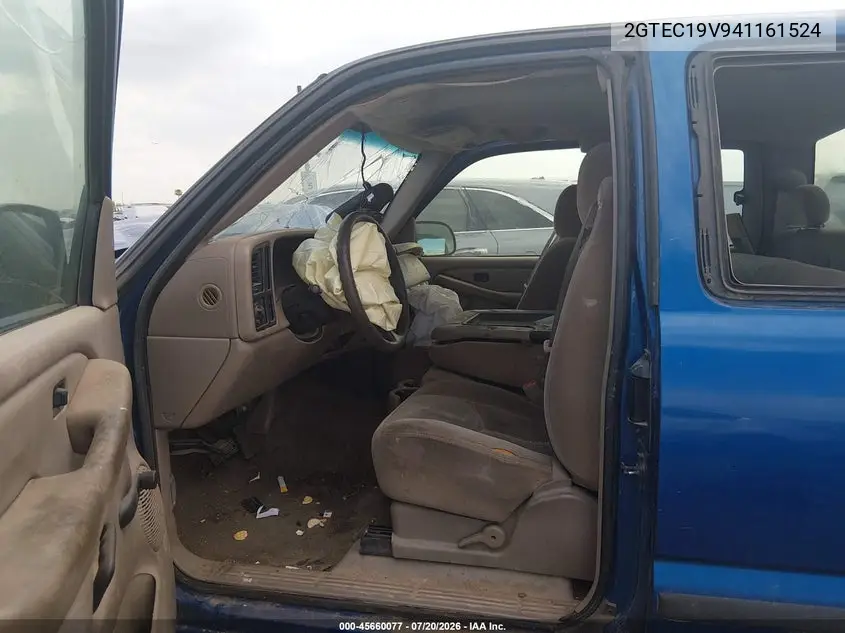 2004 GMC Sierra 1500 VIN: 2GTEC19V941161524 Lot: 45660077