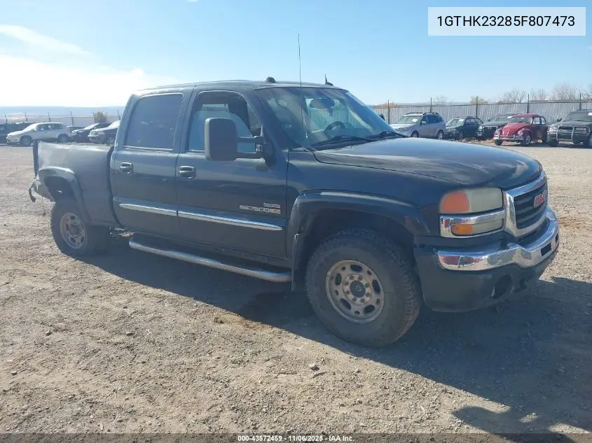 1GTHK23285F807473 2005 GMC Sierra 2500Hd Slt