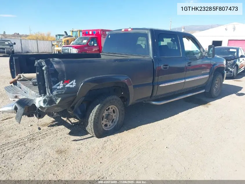 1GTHK23285F807473 2005 GMC Sierra 2500Hd Slt