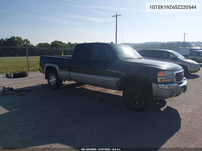 2005 GMC Sierra 1500 Slt VIN: 1GTEK19Z65Z220544 Lot: 45536065