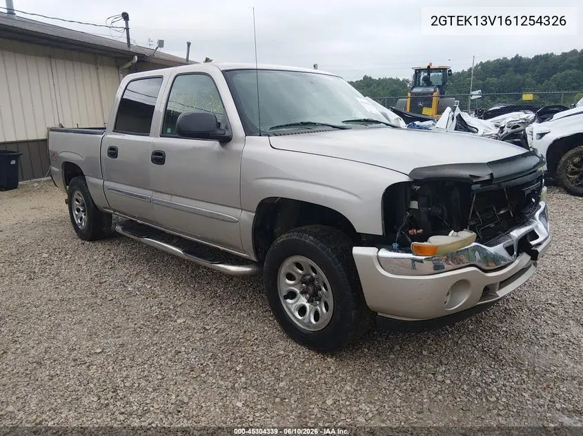 2006 GMC Sierra 1500 Sl VIN: 2GTEK13V161254326 Lot: 45304339