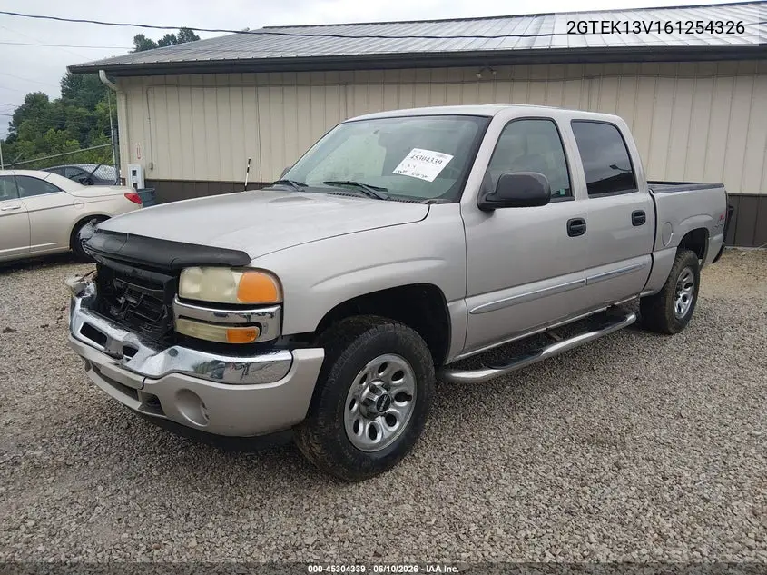 2006 GMC Sierra 1500 Sl VIN: 2GTEK13V161254326 Lot: 45304339