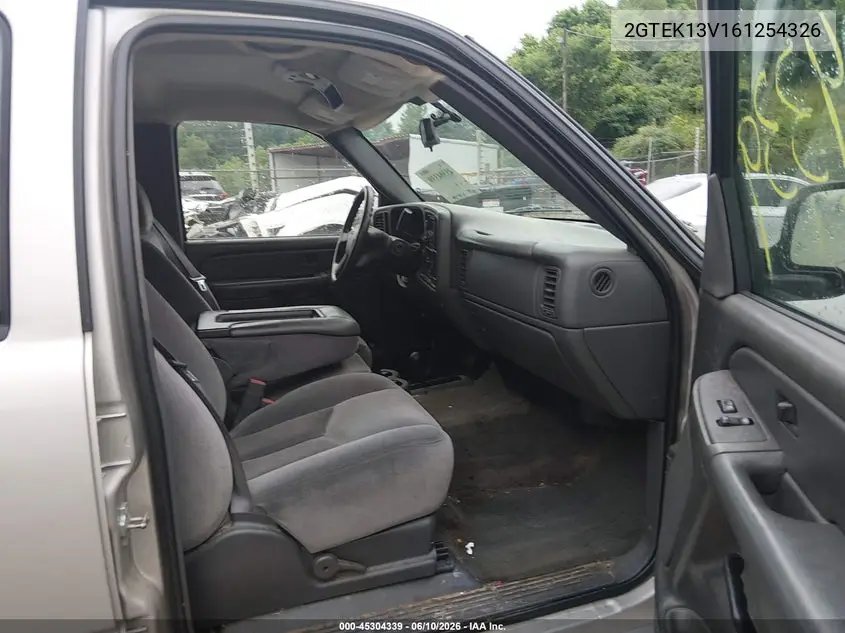 2006 GMC Sierra 1500 Sl VIN: 2GTEK13V161254326 Lot: 45304339