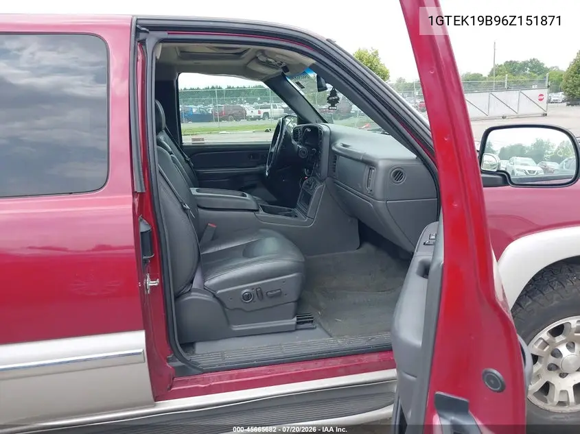 2006 GMC Sierra 1500 Hybrid Sl/Sle1/Sle2/Slt/Work Truck VIN: 1GTEK19B96Z151871 Lot: 45665682