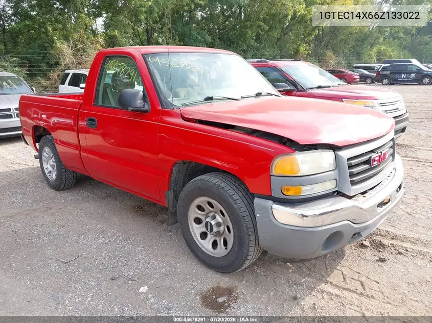 2006 GMC Sierra 1500 Work Truck VIN: 1GTEC14X66Z133022 Lot: 45678291