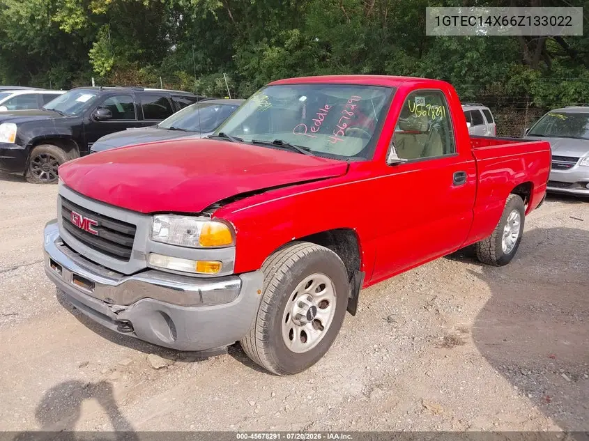 2006 GMC Sierra 1500 Work Truck VIN: 1GTEC14X66Z133022 Lot: 45678291