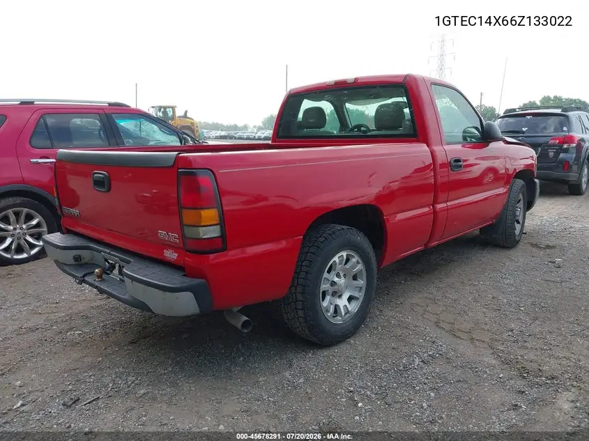 2006 GMC Sierra 1500 Work Truck VIN: 1GTEC14X66Z133022 Lot: 45678291