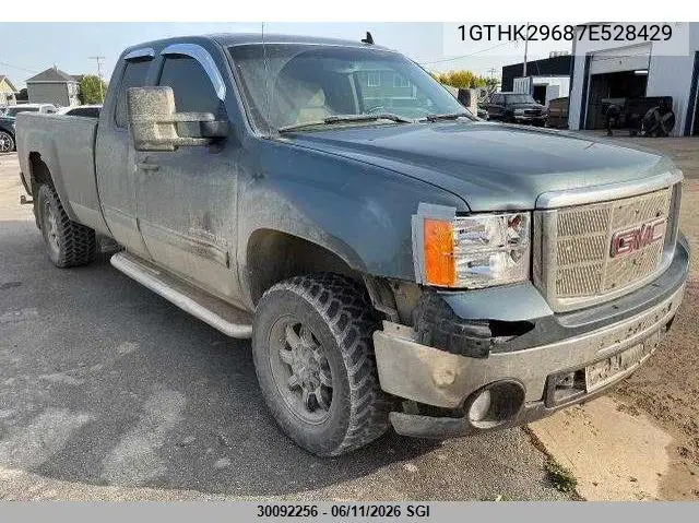 2007 GMC Sierra K2500 Heavy Duty VIN: 1GTHK29687E528429 Lot: 30092256