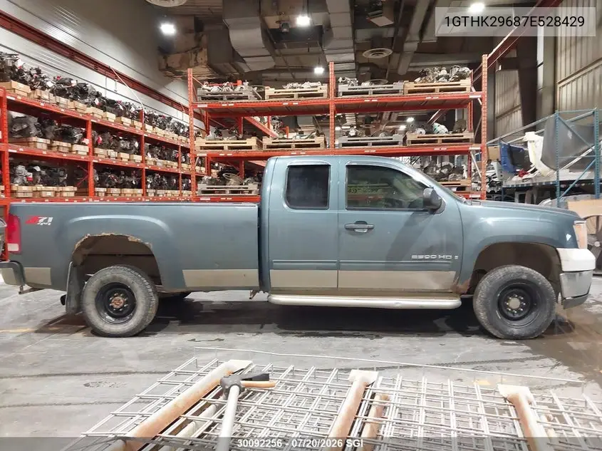 2007 GMC Sierra K2500 Heavy Duty VIN: 1GTHK29687E528429 Lot: 30092256