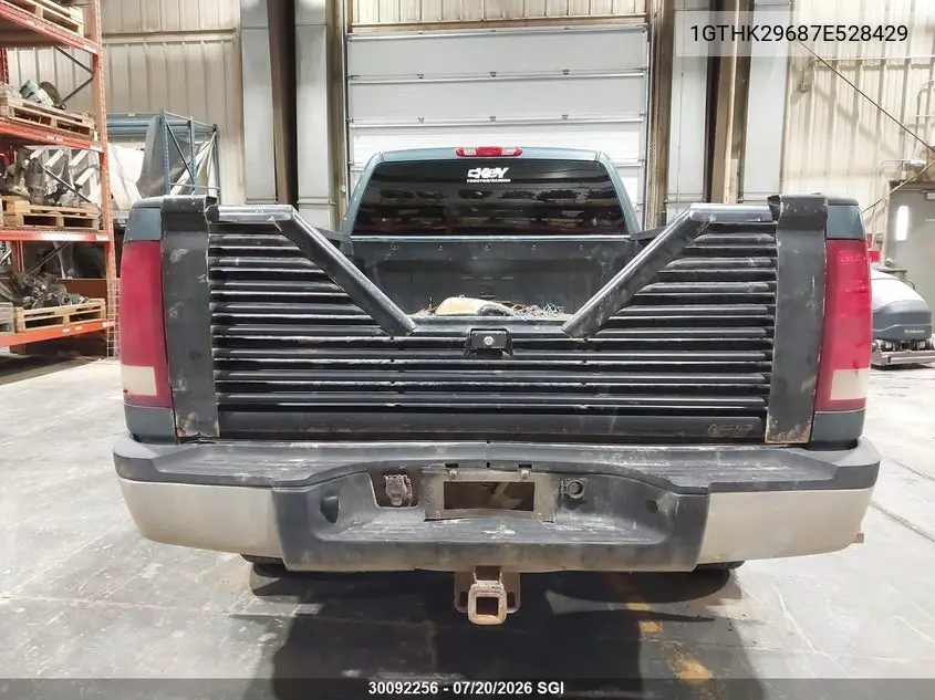 2007 GMC Sierra K2500 Heavy Duty VIN: 1GTHK29687E528429 Lot: 30092256