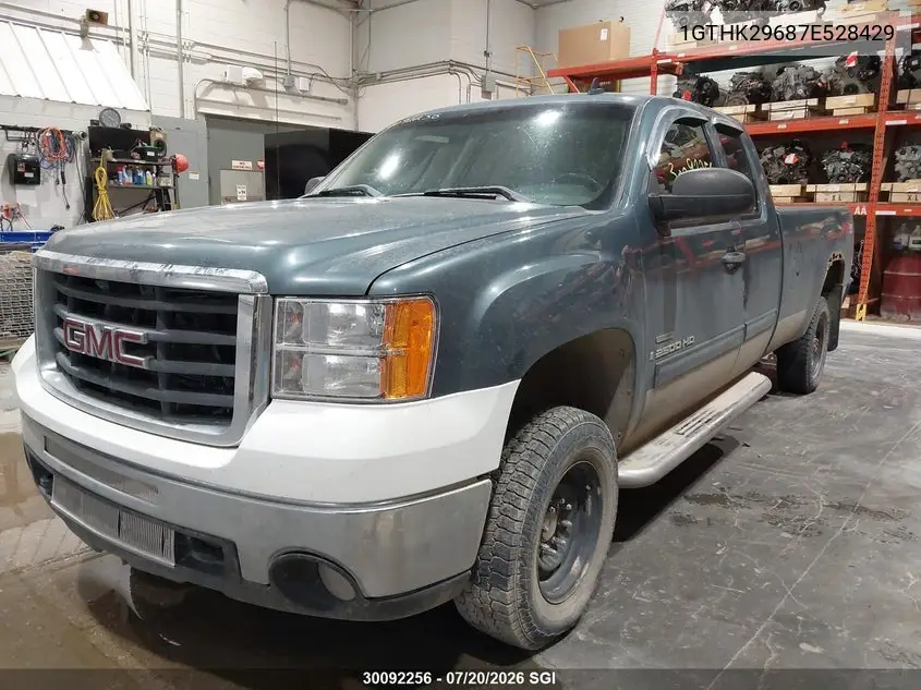 2007 GMC Sierra K2500 Heavy Duty VIN: 1GTHK29687E528429 Lot: 30092256