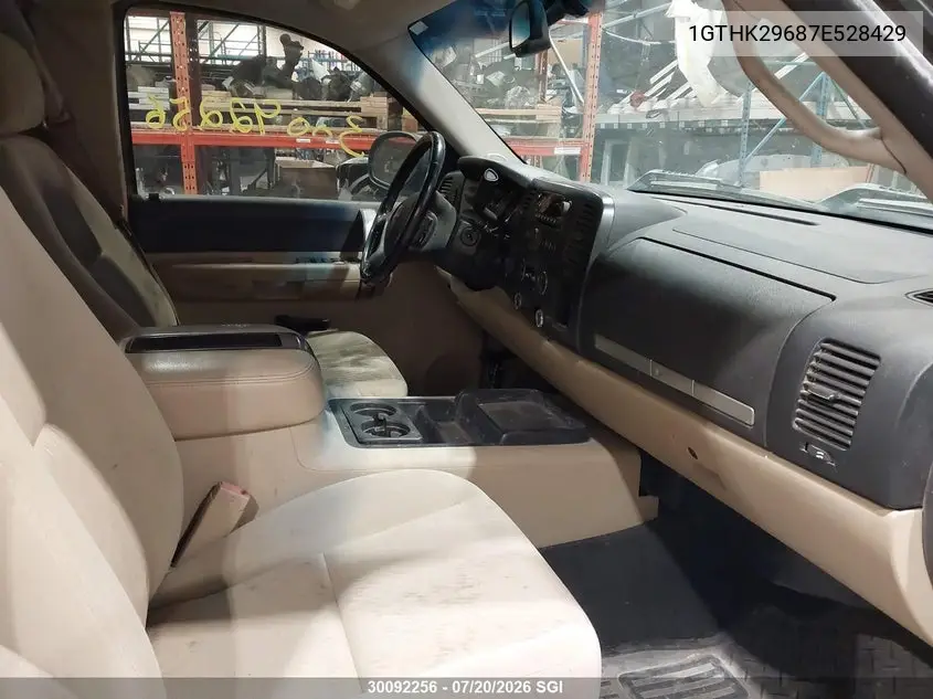 2007 GMC Sierra K2500 Heavy Duty VIN: 1GTHK29687E528429 Lot: 30092256