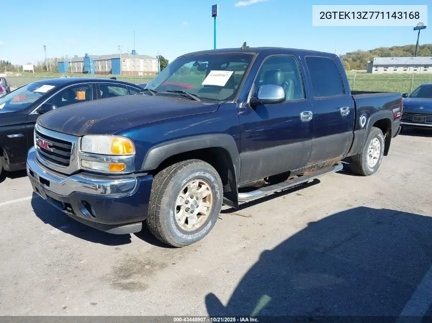 2GTEK13Z771143168 2007 GMC Sierra 1500 Classic Slt