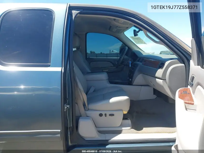 2007 GMC Sierra 1500 Slt VIN: 1GTEK19J77Z558371 Lot: 45546815